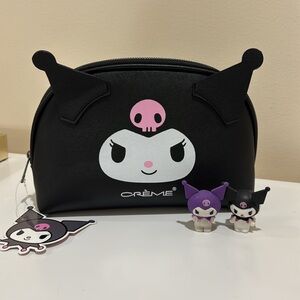 Crème Kuromi Cosmetic Bag